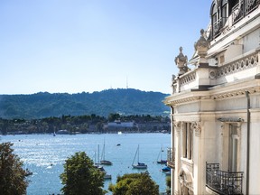 The Eden au Lac is set directly on Lake Zurich