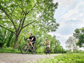 Ontario’s Niagara Region of offers up 300 kilometres of largely flat and traffic-free bicycle trails.