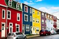 The ‘Jelly Bean’ homes of St. John’s, Newfoundland.