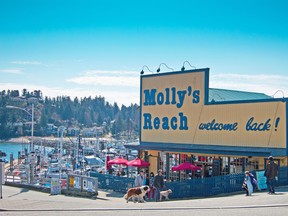 Molly's Reach in Gibsons is well known to fans of the iconic TV series Beachcombers.