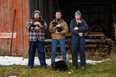 The boys of Letterkenny — K. Trevor Wilson, left, Jared Keeso and Nathan Dales.