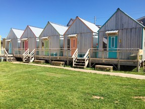 The cosy cabins at Shanty Stay were hand-built using Island white cedar.

For Robbins Glamping story, Heide Piercey