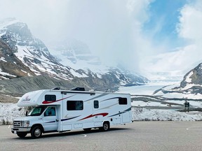 With more than 100 glaciers, Alberta’s Icefields Parkway is one of the prettiest roadways on the planet. And it’s a great place to take a recreational vehicle.