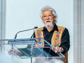 David Suzuki knows he can’t single-handedly change the world. But for the sake of the planet, and his children and grandchildren, he’ll keep trying.