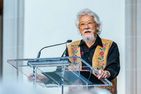 David Suzuki knows he can’t single-handedly change the world. But for the sake of the planet, and his children and grandchildren, he’ll keep trying.