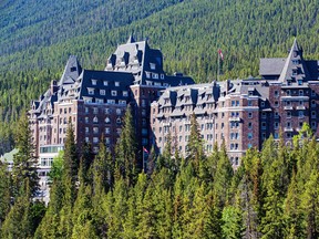 The Banff Springs Hotel, the “Castle in the Rockies” in the heart of Banff National Park, offers 764 guest rooms with amenities.