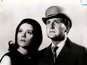Diana Rigg, left, and Patrick Macnee.