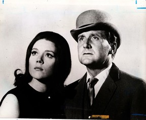 Diana Rigg, left, and Patrick Macnee.