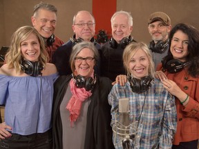 The voice cast of Corner Gas Animated. Most of them had returned from the live-action version.