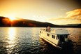 Catching a sunset on Shuswap Lake.