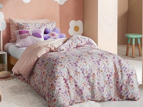 KAS Floral Watercolour Duvet Cover Set, $130, Simons.ca