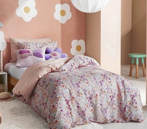 KAS Floral Watercolour Duvet Cover Set, $130, Simons.ca