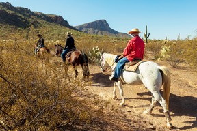 White Stallion Ranch is a family-friendly dude ranch focused on riding.