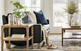 The rightsized area rug can help warm and define your living space.  urbanbarn.com