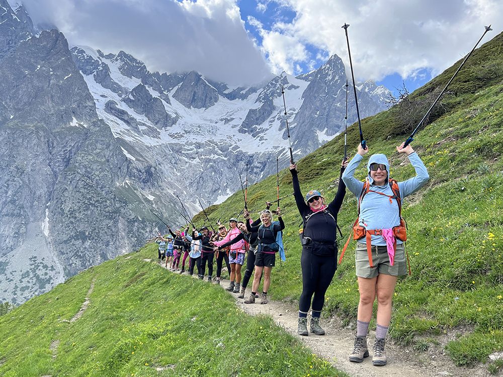 Women over 40 embracing adventure travel