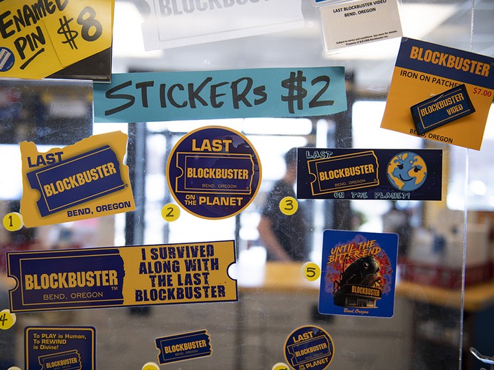  Stickers for sale at the last Blockbuster.