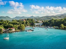 Castries serves as a port of call for cruise ships from all over the world