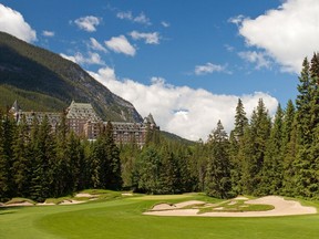 Fairmont Banff Springs boasts one of the most scenic golf courses in Canada.