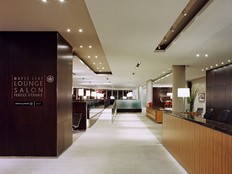 The Air Canada Domestic Maple Leaf Lounge at Toronto Pearson Airport