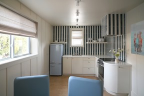 The kitchenette inside the deluxe corner king suite has everything needed for longer stays. SUPPLIED PHOTO
