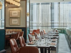 Cafe Boulud in Toronto's Four Seasons Hotel was named one of the top 50 hotel restaurants in Canada.