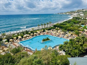 One of the pools at Poseidon.