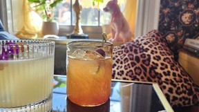 The cocktails at The Lobby Bar in Elora are tasty and interesting.