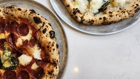 The pizzas at Tony's Sourdough Pizzeria in Elora sell out daily, so arrive early.