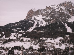 Picturesque Cortina d'Ampezzo previously hosted the Winter Games in 1956.