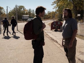 Season one, episode three of The Last of Us starts was filmed in the former Beachwood Estates area of High River, where Pedro Pascal's character Joel (left) meets Bill (right).