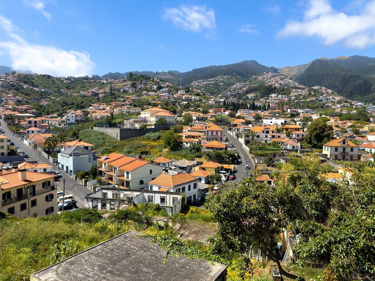 Homes cover the steep hillsides of Santo António, the Funchal parish where Cristiano Ronaldo was born.