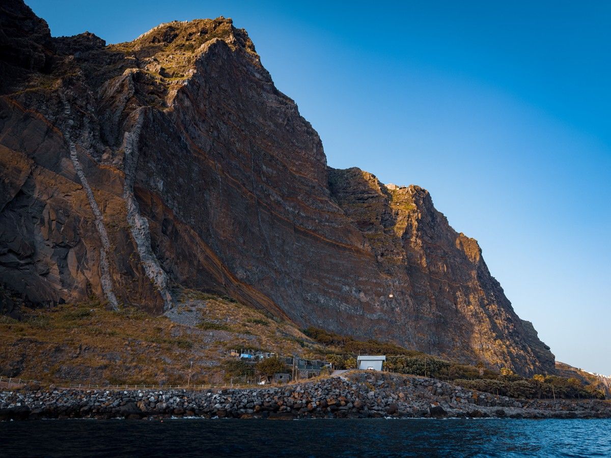 Viewed from a sunset cruise, Cabo Girão is one of Europe's highest sea cliffs.