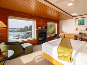 Premier Room in Pointe Building at Wickaninnish Inn.
