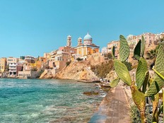 The stunning island of Syros, Greece took the No. 4 spot on Expedia's 2026 Island Hot List.