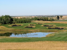 Coal Creek Golf Resort in Ryley, Alta., is built on the original site of the Dodds Coal Mine and best known for its distinctive black bunkers.