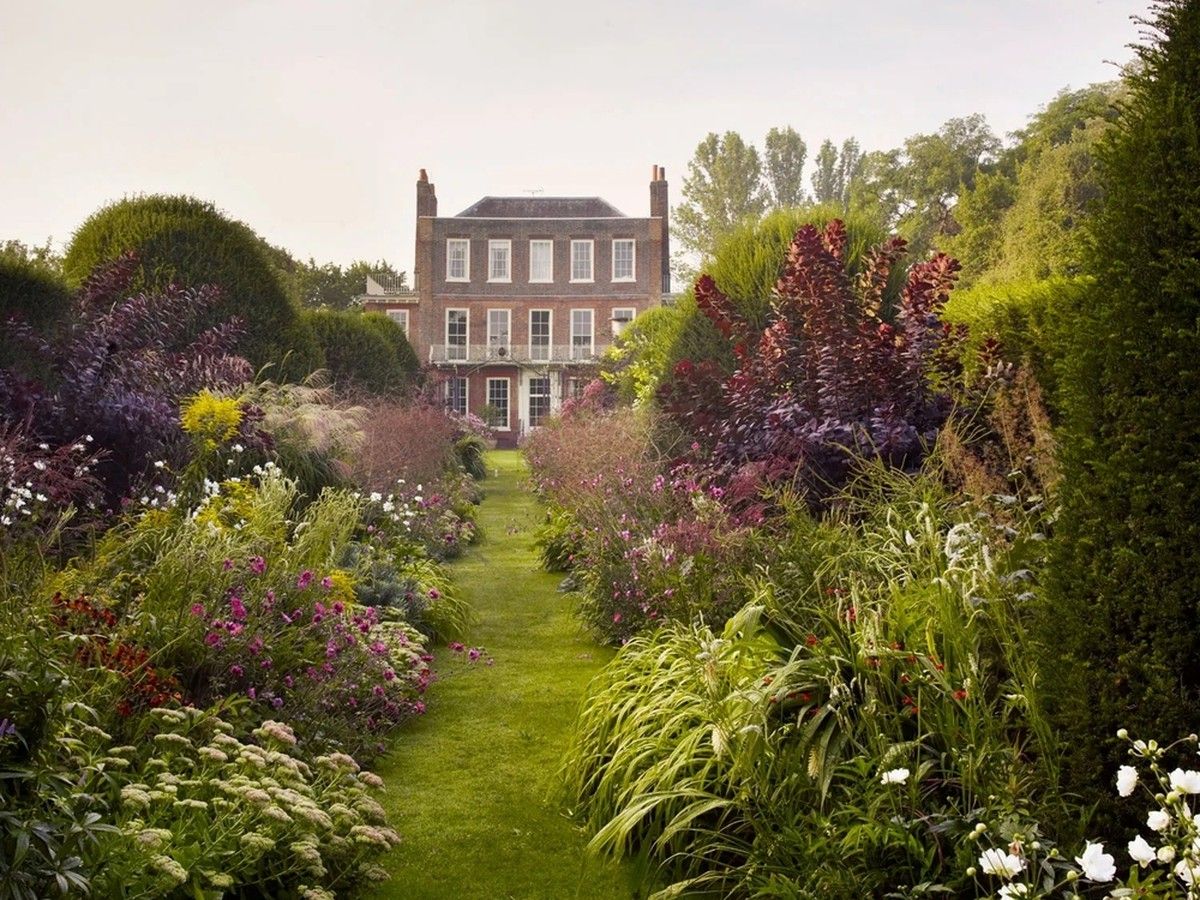 The historic Queen Anne building at Petersham Nurseries.
