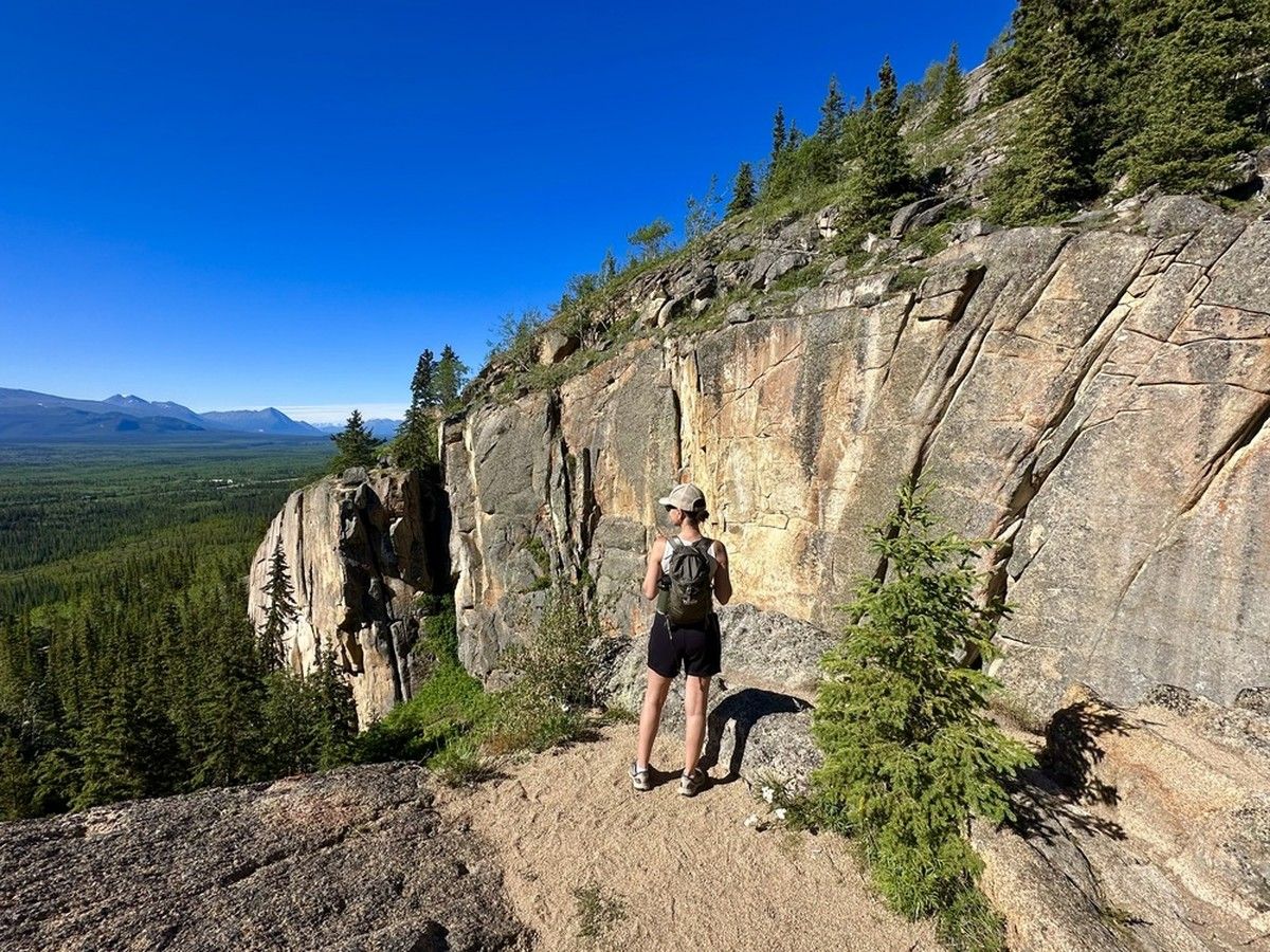 Writer Bianca Bujan on the Spirit Canyon hike.