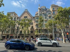 Antoni Gaudí’s Casa Batlló anchors Barcelona's famous modernist boulevard.