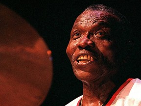 Detroit-raised jazz drumming great Elvin Jones visited Ottawa in 1999