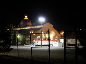 The Aberdeen Pavilion at night