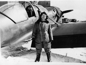 Mary (nee Gordon) Robertson during the Second World War. (Photo courtesy Robertson family.)