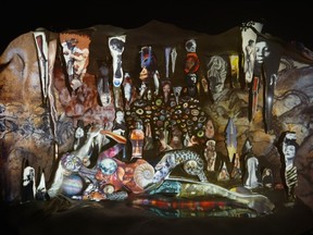 "The Cave Painter," by Shary Boyle, to be part of the coming biennial at the National Gallery of Canada.
301 cm × 427 cm × 457 cm.
Courtesy the artist and Jessica Bradley Gallery. (Photo © Rafael Goldchain)