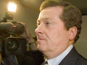John Tory will run against Rob Ford in the Toronto mayorlty contest.