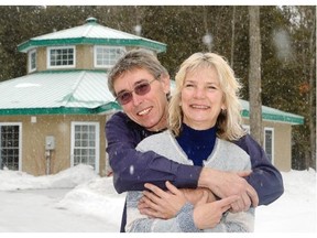 The octagonal shape of their Metcalfe-area home just felt right, say Danielle and Dan Morozuk.