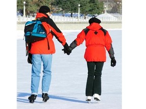 What better way to spend an outdoor Valentine’s Day than with a romantic skate on the Rideau Canal.