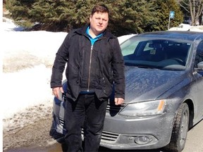 Andrei Fimine, a baby products salesmen from Montreal was upset after getting a $42 parking ticket while legally parked at a Gatineau shopping mall after he confronted a bylaw enforcement officer on behalf of another motorist he believed was being wrongfully ticketed.