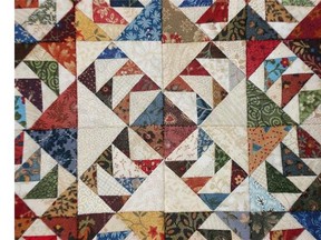 Check out the works of two dozen artisans, including Nadine Sculland's miniature quilt called Flying Geese, in the 12th Annual Pakenham Maple Run Studio Tour March 29 and 30.