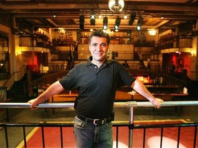 Louis Antonakos inside the historical club.