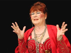 Mary Walsh performs as Marg Delahunty in her award-winning comedy, Dancing with Rage, now on at the GCTC, March 18, 2014.