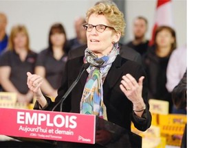 Ontario Premier Kathleen Wynne visited the St. Albert Cheese Co-op Monday to announce $1 million in provincial funding to help re-open the famous cheese factory, which was lost in a fire in 2013.